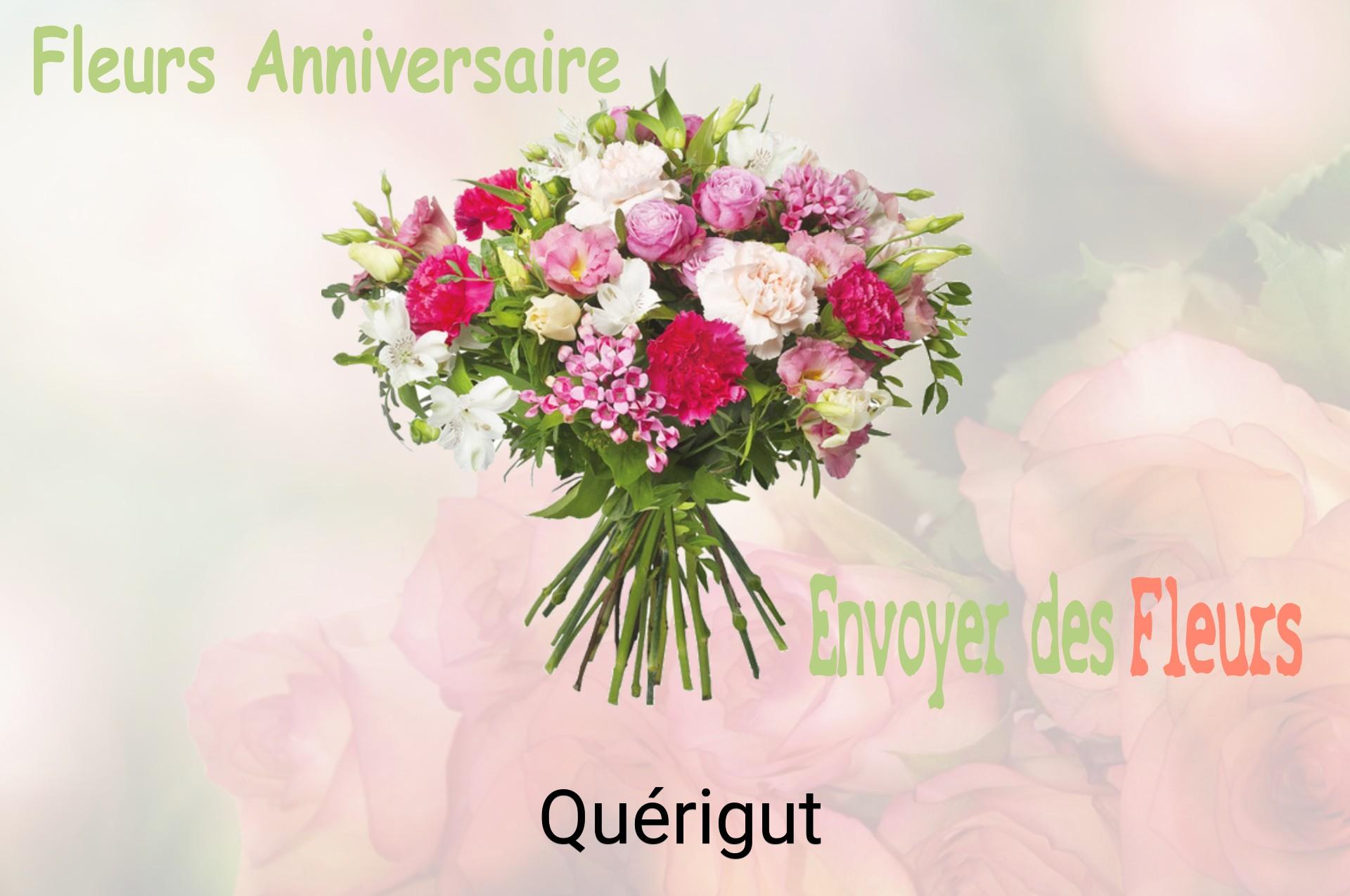 Bouquet de fleurs d’anniversaire livré à Quérigut